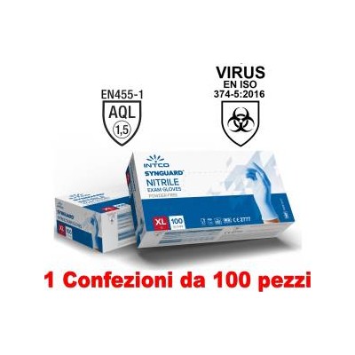 1Conf. da 100pz - Taglia XL...
