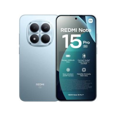 Xiaomi Redmi Note 15 Pro 8+256GB 6.83" 5G Glacier Blue ITACompraci.it