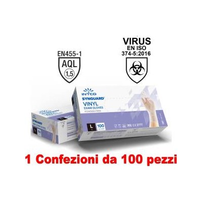 1Conf. da 100pz - Taglia L...